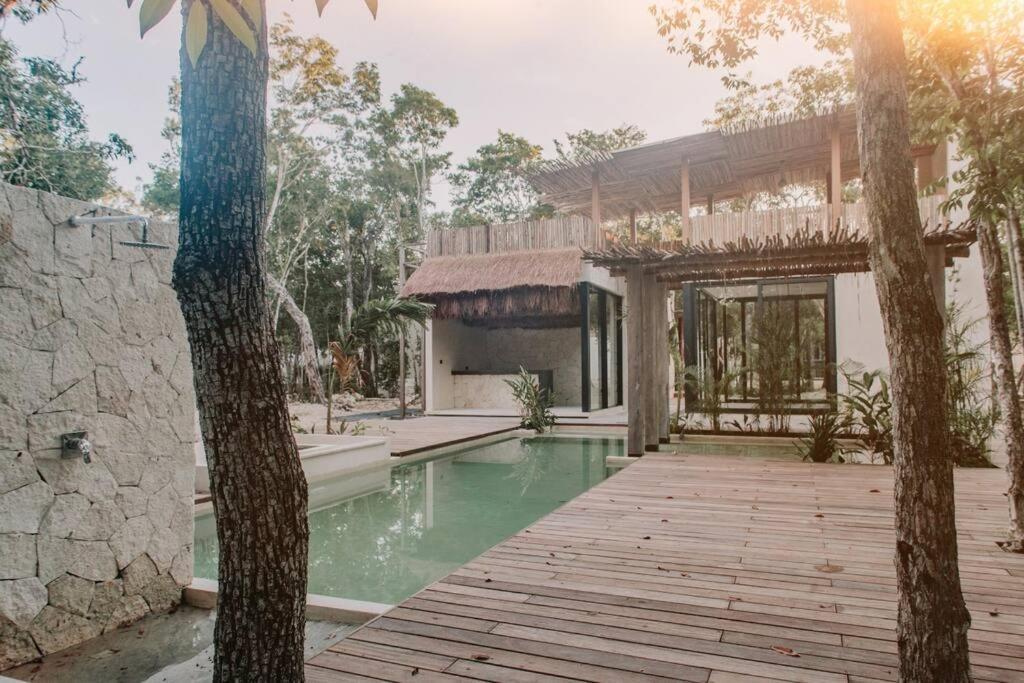 Villa Xuncari In The Heart Of The Jungle Tulum Eksteriør bilde